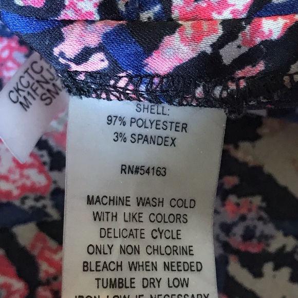 CALVIN KLEIN satin pleated front faux wrap skirt 8 - Picture 3 of 6